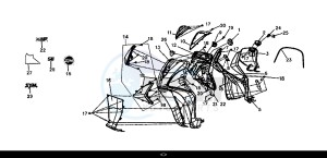 SYMPHONY ST 50 (25 KM/H) (XB05W4-NL) (E4) (L7-M0) drawing FRONT COVER FRONT INNER BOX