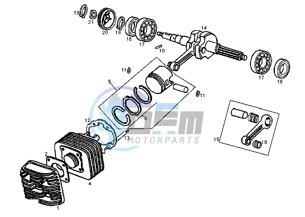 CRANKSHAFT-CYLINDER