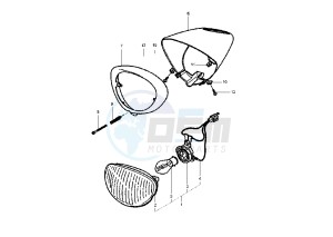 YH WHY EURO1 50 drawing HEADLIGHT