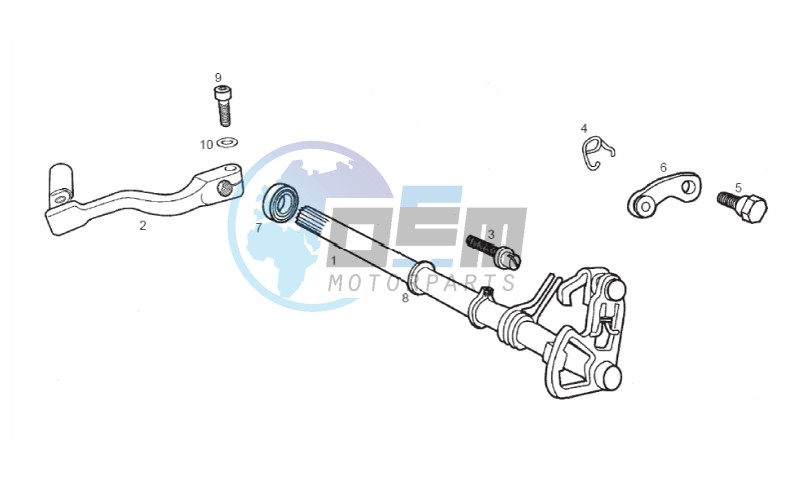 Selector shaft