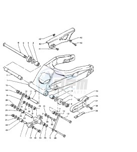 TZR RR 125 drawing REAR ARM