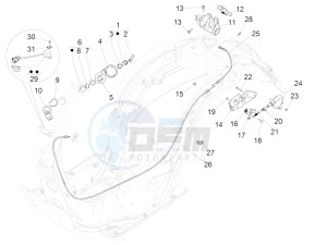 GTS 150 4T 3V IE ABS E4 (EMEA) drawing Locks