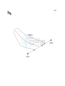 KX65 KX65AEF EU drawing Seat