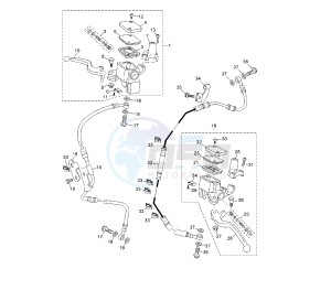 YP R X-MAX 250 drawing MASTER CYLINDER