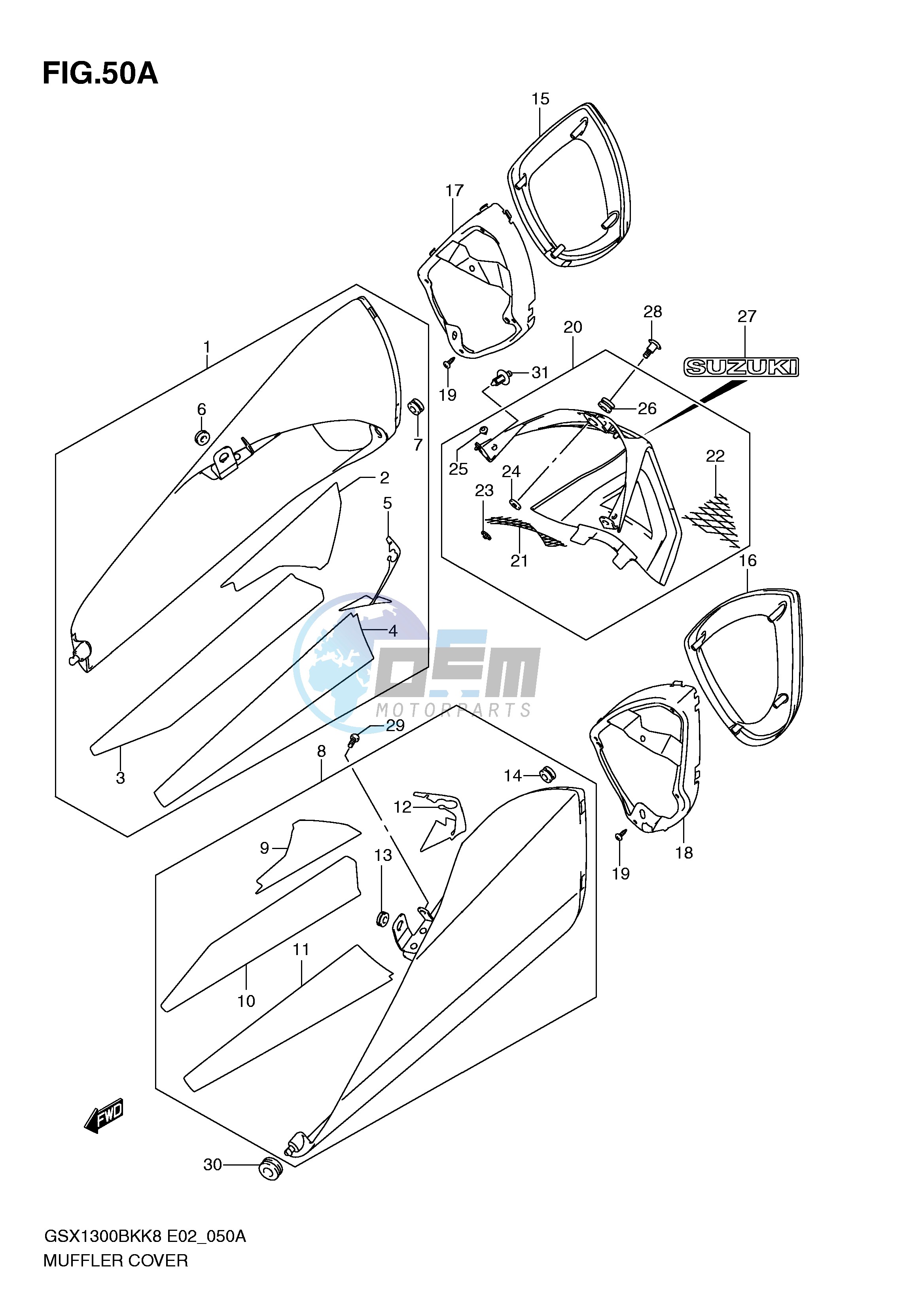 MUFFLER COVER (MODEL L0)