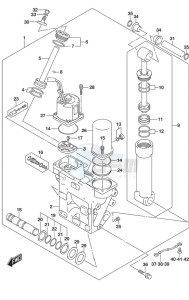 DF 225 drawing Trim Cylinder