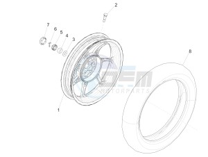 LIBERTY 50 IGET 4T 3V 25KMH E4 NO ABS 25km/h (EMEA) drawing Rear wheel