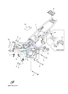 TT-R110E (B512 B513 B514 B514) drawing FRAME