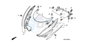 CB600FA39 Europe Direct - (ED / ABS ST) drawing COWL