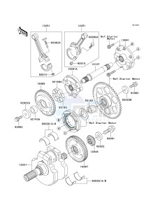 VN 1500 P [VULCAN 1500 MEAN STREAK] (P1-P2) [VULCAN 1500 MEAN STREAK] drawing CRANKSHAFT