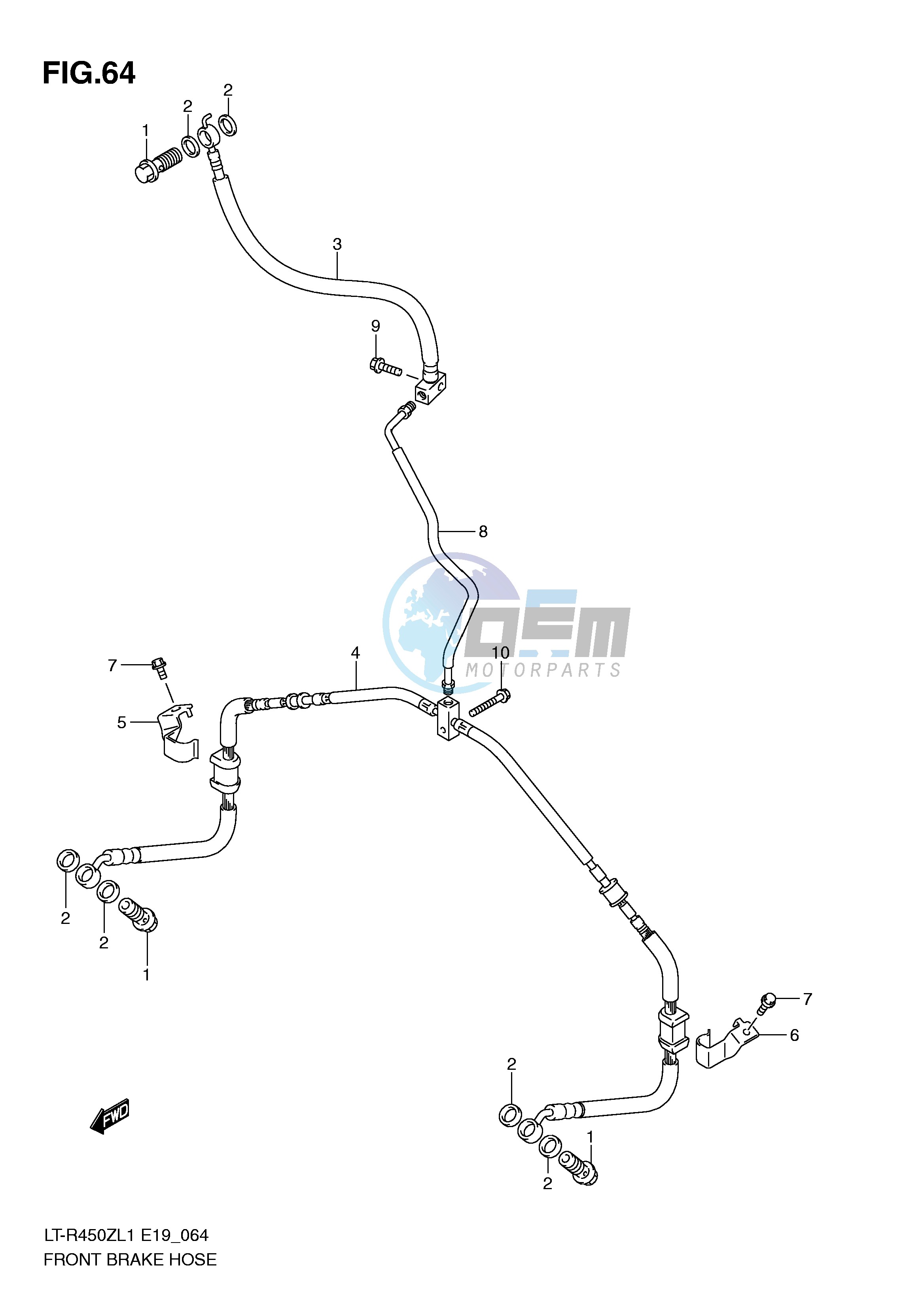 FRONT BRAKE HOSE