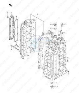 DF 100 drawing Cylinder Block