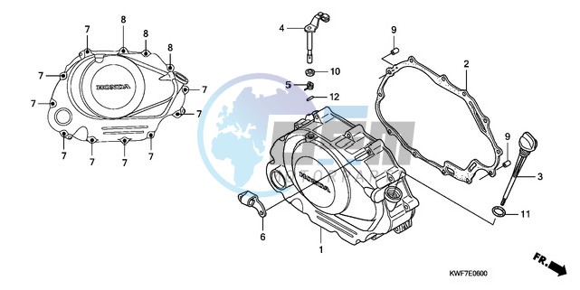 RIGHT CRANKCASE COVER