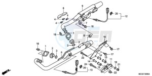 VT750C9 Ireland - (EK / MME) drawing EXHAUST MUFFLER