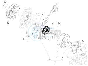 LXV 125 4T 3V E3 (APAC) drawing Flywheel magneto