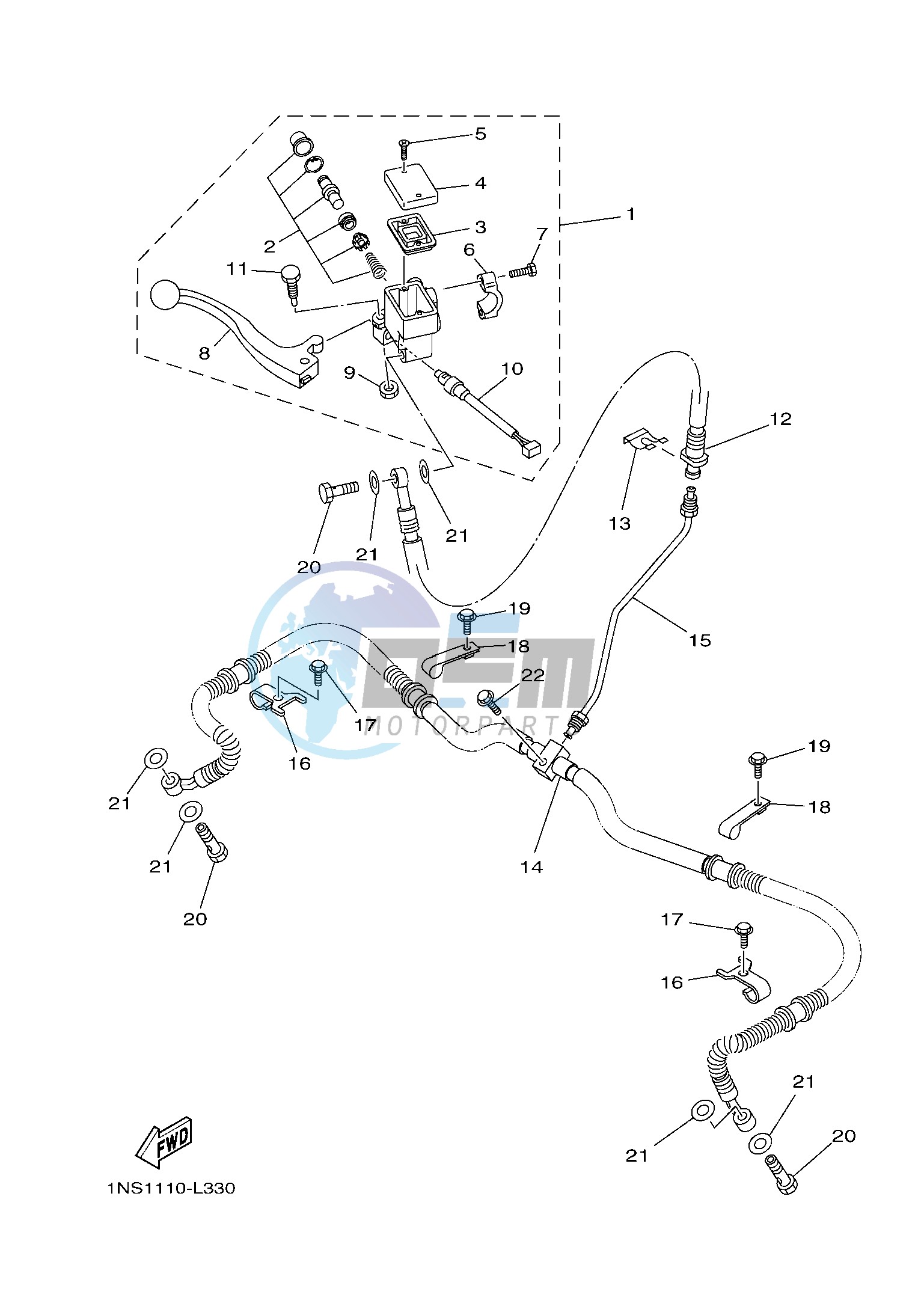 FRONT MASTER CYLINDER