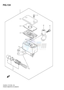 DL650 (E3) V-Strom drawing FRONT MASTER CYLINDER