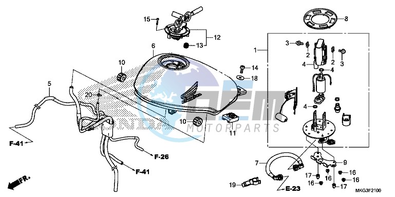 FUEL TANK/ FUEL PUMP