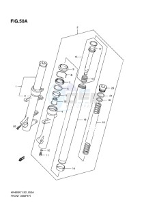 AN400 ABS BURGMAN EU-UK drawing FRONT FORK DAMPER