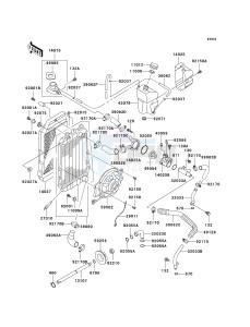 VN 750 A [VULCAN 750] (A20-A21) [VULCAN 750] drawing RADIATOR