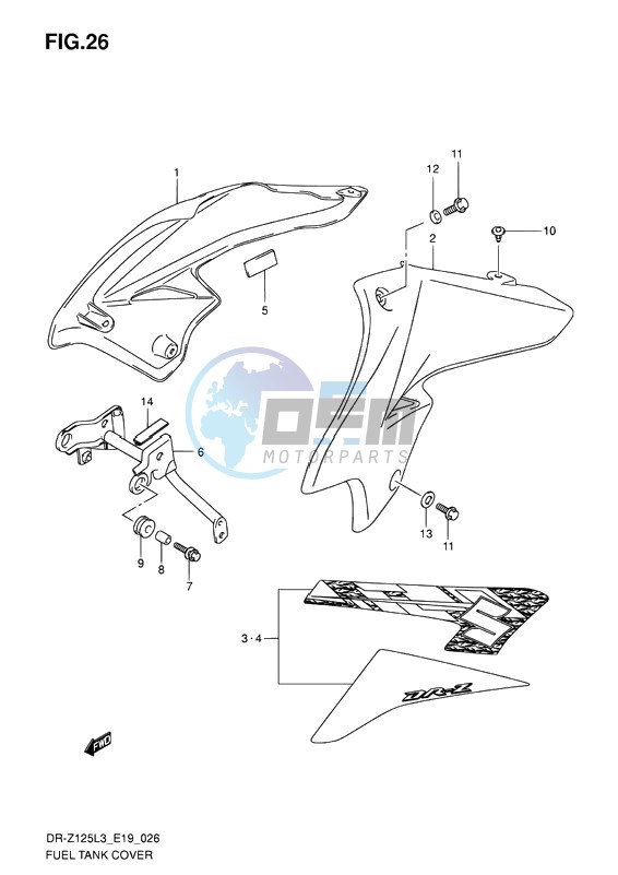 FUEL TANK COVER