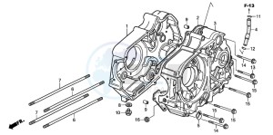 CRF70F drawing CRANKCASE