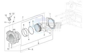 Atlantic 500 drawing Cylinder