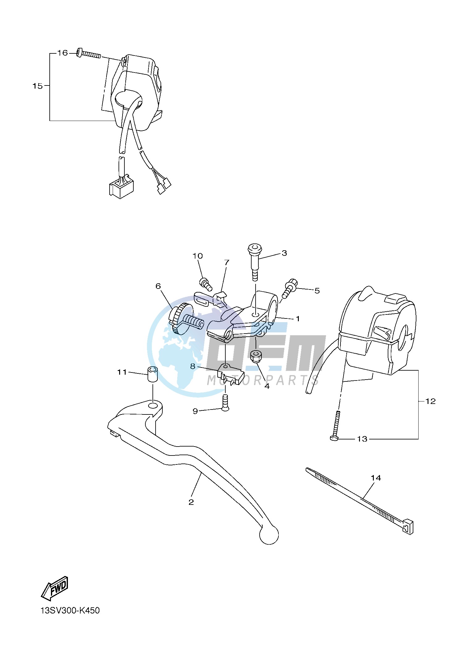 HANDLE SWITCH & LEVER