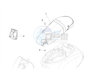 SXL 125 4T 3V drawing Saddle/seats