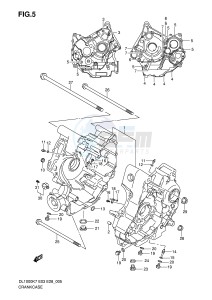 DL1000 (E3-E28) V-Strom drawing CRANKCASE