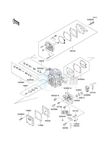 JS 750 B [750 SXI] (B1-B3 B3 CAN ONLY) [750 SXI] drawing CARBURETOR PARTS