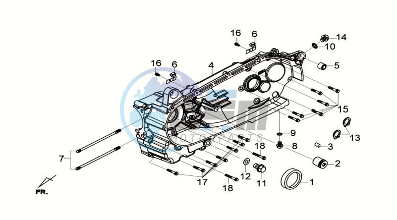 CRANKCASE LEFT