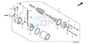 CBF1000AA UK - (E / MKH) drawing STARTING MOTOR