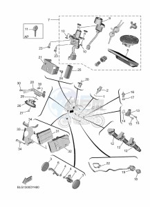 TRACER 9 GT+ MTT890D-K (BLG1) drawing ELECTRICAL 2