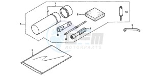 TRX250TM FOURTRAX RECON drawing TOOLS