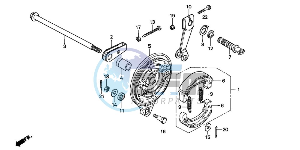 REAR BRAKE PANEL