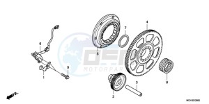 NSA700A9 E / MKH MME drawing PULSE GENERATOR/STARTING CLUTCH