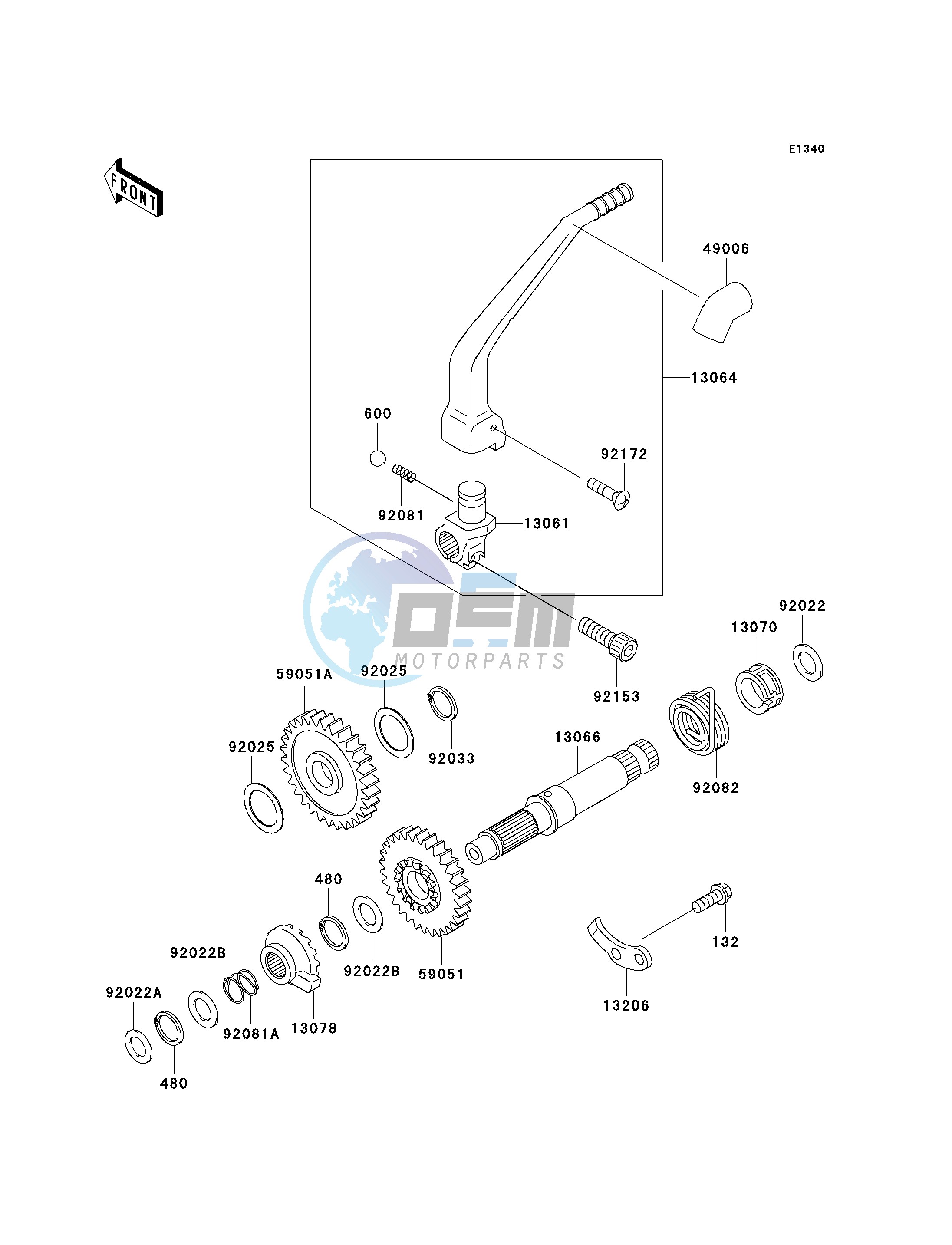 KICKSTARTER MECHANISM