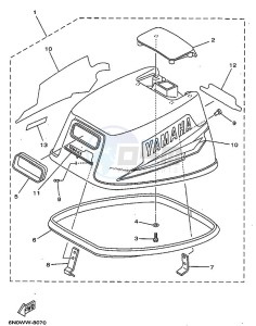 8C drawing FAIRING-UPPER