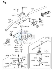 RM-Z250 (E24) drawing HANDLEBAR