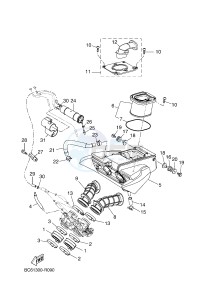 MTT690-A MT-07 TRACER TRACER 700 (BC61 BC61 BC61) drawing INTAKE