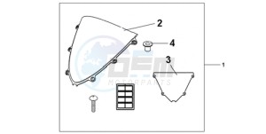 CBR1000RR9 Australia - (U / MME SPC) drawing WINDSCREEN