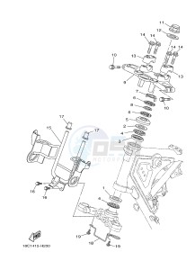 YBR125ESD (51P3) drawing STEERING