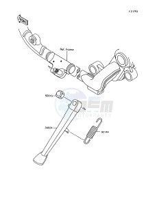 VN 1500 A [VULCAN 1500] (A10-A13) [VULCAN 1500] drawing STAND-- S- -