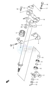 LT-A700X (E28-E33) drawing STEERING SHAFT