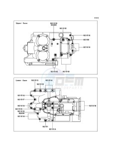 W800 EJ800AEFA GB XX (EU ME A(FRICA) drawing Crankcase Bolt Pattern