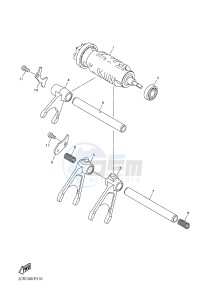 YZF-R1M 998 R6 (2KSL) drawing SHIFT CAM & FORK