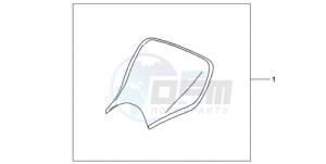 CBR1000RR9 Australia - (U / SPC) drawing E-SEAT