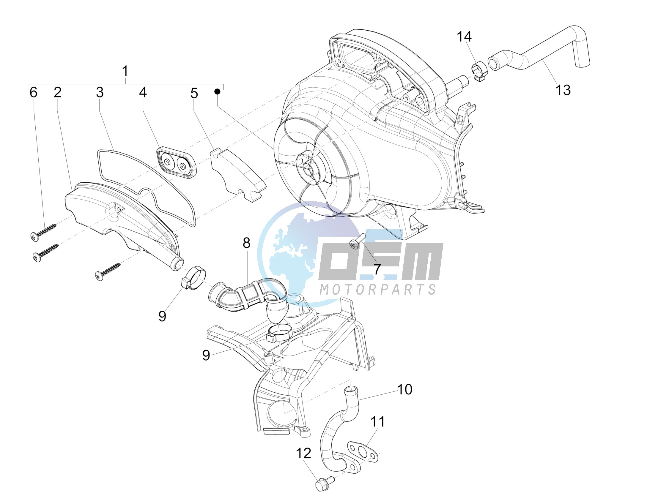 Secondary air box