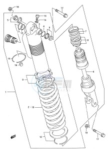 RM250 (E28) drawing SHOCK ABSORBER (MODEL S)